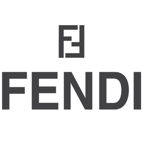 Fendi logo featuring double F monogram and bold uppercase lettering